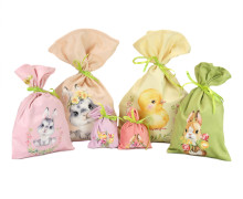 DIY-Nähset - 6 Geschenkbeutel - Set - Spring Friends - Velvet - abby and amy