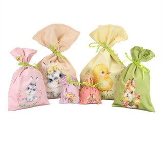 DIY-Nähset - 6 Geschenkbeutel - Set - Spring Friends - Velvet - abby and amy