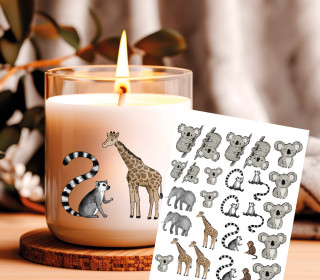 Rub-On Sticker - Tier Team - Tante Henni Rubon - vielfältig nutzbar