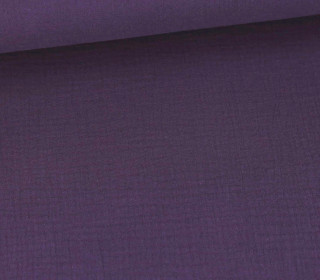 Musselin - Muslin - Double Gauze - Uni - Lila Dunkel