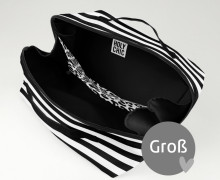 DIY-Nähset - GROß - Kosmetiktasche - Binz - Holy Chic - Black & White - studio.mARTinchen - abby and amy
