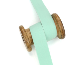 1m Gummiband - Elastisch - Uni - 25mm - Mint