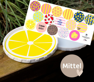 Outdoorstoff - Summer Vibes 2.0 - Inlays für Silikon - Dekoteller - Tablett - Mittel - studio.mARTinchen - abby and amy