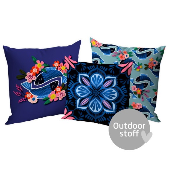 Kissenstoff - DIY - Kissen-Set - Lisboa - Hamburger Liebe - Outdoorstoff - abby and amy
