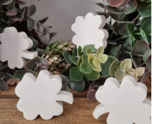 Silikon - Gießform - Mini Kleeblätter - Kleeblatt - 4er Set - vielfältig nutzbar