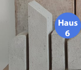 Silikon - Gießform - Häuser - einfach - schlichte Formen - schön - Haus 6 - vielfältig nutzbar