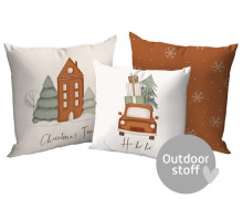 Kissenstoff - DIY - Kissen-Set - Woodland Christmas - Outdoorstoff - abby and amy