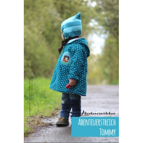 Ebook - Mantel - "Abenteuerstreich Tommy" -  Gr. 74 - 140 - Abenteuermädchen