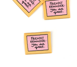 1 Label - FRIENDLY REMINDER: You are great - Blassorange - EMJO-DESIGN