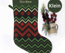 DIY-Nähset - Nikolaussocke - KLEIN - Softshell - Colorful Christmas - Muster