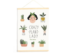 DIY-Stoffposter - Crazy Plant Lady