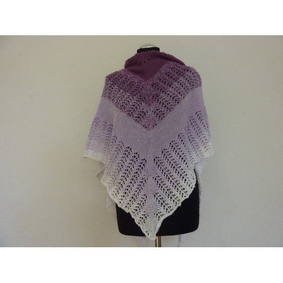 Strickanleitung - Tuch "Purple"