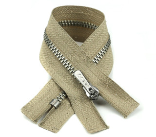 1 Reißverschluss - 18cm - M1 - Hochwertig - Metall - Prym - Beige (886)