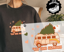 Onkel Bo's Bügelbilder - DIN A4 - 'Tis The Season - Camper - BIG - Weihnachten