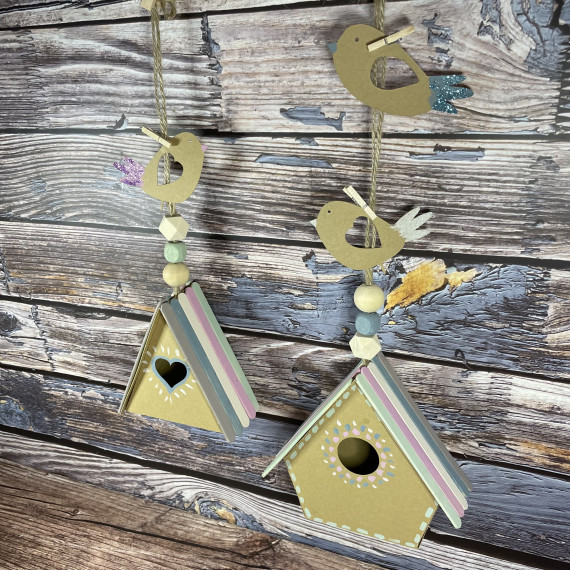 Vogelhäuschen * Vögel * Frühling Sayings * SVG & STL * Frau_Sabse