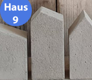 Silikon - Gießform - Häuser - einfach - schlichte Formen - schön - Haus 9 - vielfältig nutzbar