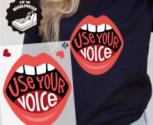 Onkel Bo's Bügelbilder - DIN A4 - Use Your Voice - Hamburger Liebe - BIG