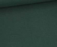 Musselin - Muslin - Double Gauze - Uni - Kieferngrün - 125g - Schnuffeltuch - Windeltuch