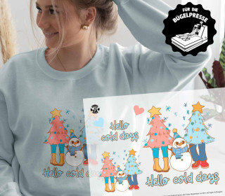 Onkel Bo's Bügelbilder - DIN A4 - Hello cold days - BIG