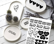 Rub-On Sticker - MOM PWR - Muttertag - Tante Henni Rub-Ons - vielfältig nutzbar