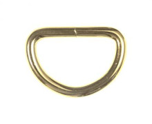 4 Halbrundringe - D-Ringe - 30mm - Veno - Gold