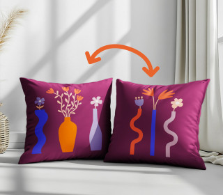 Genähtes Kissen inkl. Inlet - Vivid Vases - Dancing Stems - Mein Hanseherz
