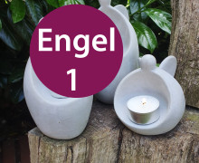 Silikon - Gießform - Engel - Teelichthalter - Engel 1 - vielfältig nutzbar