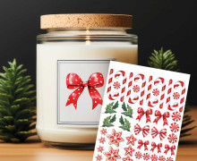 Rub-On Sticker - Classic Scandi Christmas - Tante Henni Rub-Ons - vielfältig nutzbar