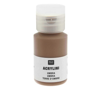 Acrylfarbe - Acrylini - 22ml - Matt - Geruchsarm - Rico Design - Umbra