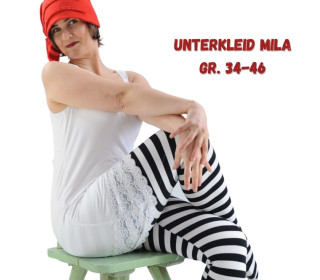 Unterkleid Mila Gr. 34-46 - Unterrock - Unterhemd - Strandkleid Nähanleitung & Schnittmuster