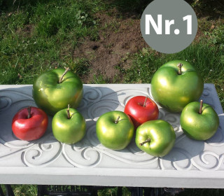 Silikon - Gießform - Apfel - Obst - Paradiesfrucht - Nr.1 - vielfältig nutzbar