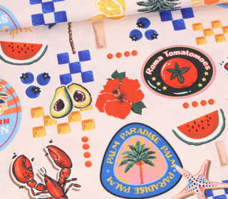 Outdoorstoff - Island Breeze - Island Mix - Creme - abby and amy