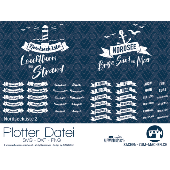 Plotterdatei "Nordseeküste #2" - ALPWIND