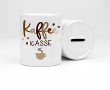Keramik-Spardose - Kaffeekasse