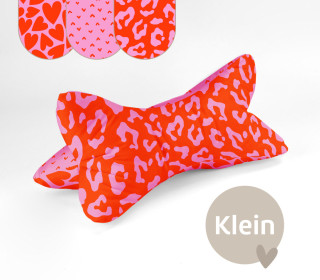 DIY-Nähset - Leseknochen - Klein - Vibrant Valentine - Velvet - abby and amy