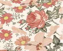 Sommersweat - Blumenwiese - Groß - Rose - Bio Qualität - abby and me