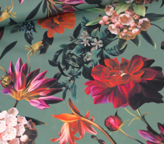 Badelycra - Enchanted Garden - Dusty Green - abby and amy