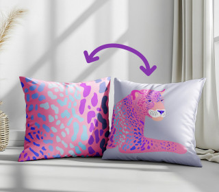 Genähtes Kissen inkl. Inlet - Pink Living - Leo - Mein Hanseherz