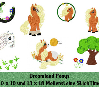 Stick Datei -  Dreamland Ponys 10x10 & 13x18 ITH