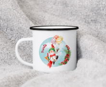 Emaille Becher - It's SNOW Cute - Weihnachten