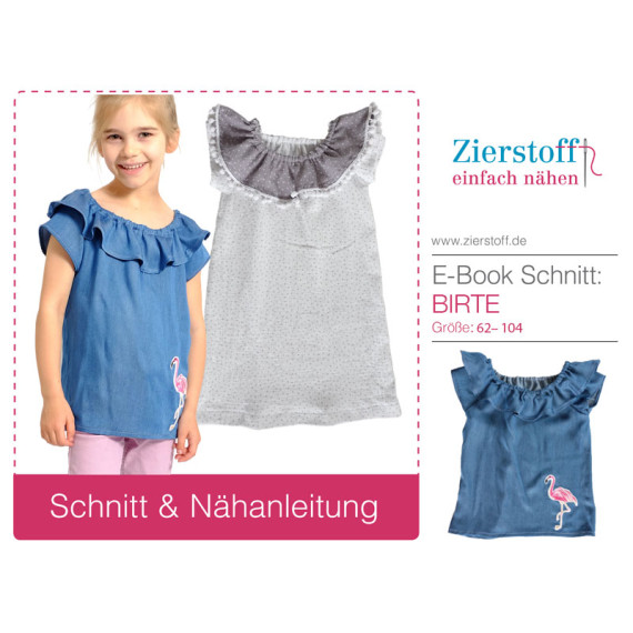 E-BOOK – Kleid / Bluse "BIRTE", Gr. 62 - 104