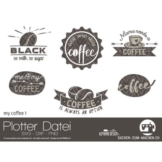 Plotterdatei "my coffee #2" - ALPWIND