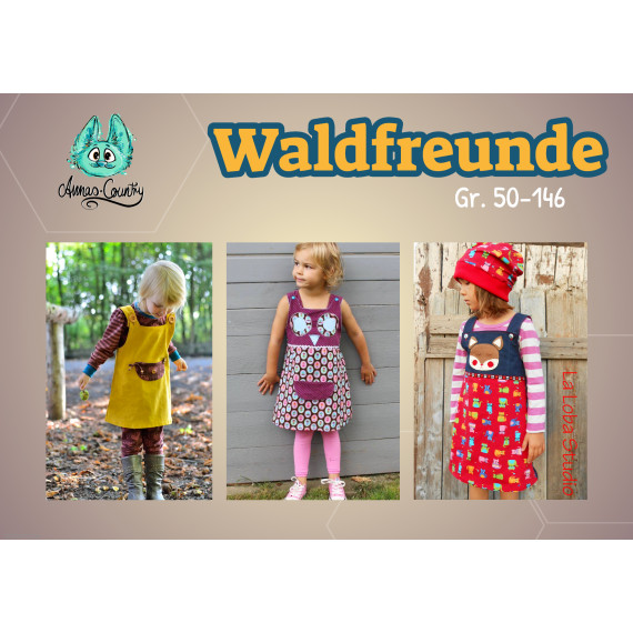 Ebook -  Waldfreunde - Kleid - Gr. 50 - 146