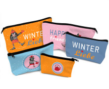 DIY-Nähset - Softshell - Fleece - 5 Wetbags - Winterliebe - ela ideen - abby and amy