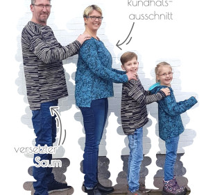 Familienweater Paula&Paul inkl. Plotterdatei & Applivorlage