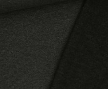 Kuschelsweat Leicht - Uni - 250g - Dunkelgrau Meliert