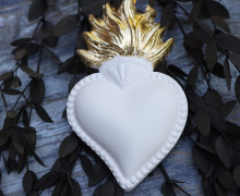 Silikon - Gießform - Wild Hearts - Herz 3 - Herzen - vielfältig nutzbar