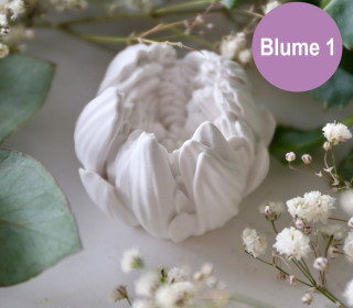 Silikon - Gießform - Mini Blumen - Blüten - Blume 1 - vielfältig nutzbar