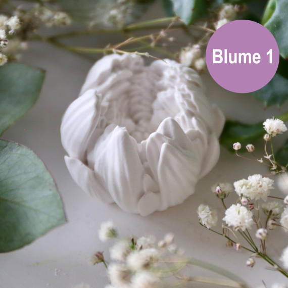 Silikon - Gießform - Mini Blumen - Blüten - Blume 1 - vielfältig nutzbar