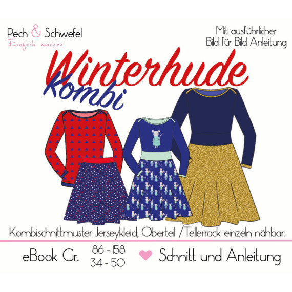 Ebook -  Kleid Winterhude Kombi von Pech und Schwefel